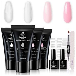 Complete poly gel nail kit